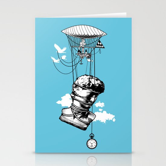 The Skies Are Full Of Strange Things Stationery Cards