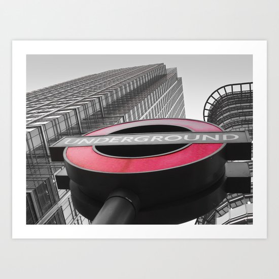Canary Wharf Art Print