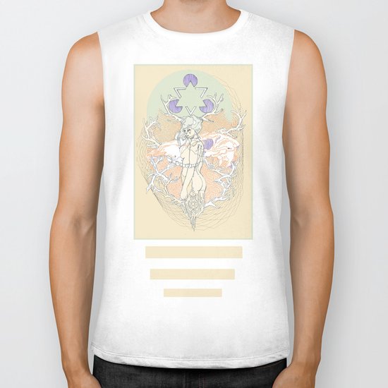 resin & blue Biker Tank