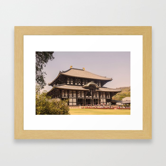 Nara temple Kyoto Japan Ninja Photo Framed Art Print
