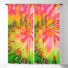 Watermelon Tie Dye Blackout Curtain