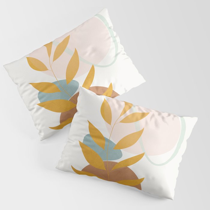 Soft Abstract Shapes 10 Pillow Sham