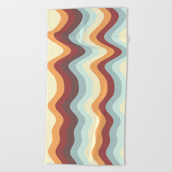 Abstract lines 27 Beach Towel