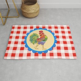 Rise and Shine Rooster Rug
