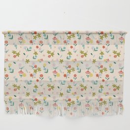 Whimsical Floral Wall Hanging