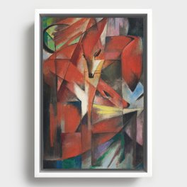 Franz Marc - The Foxes Framed Canvas
