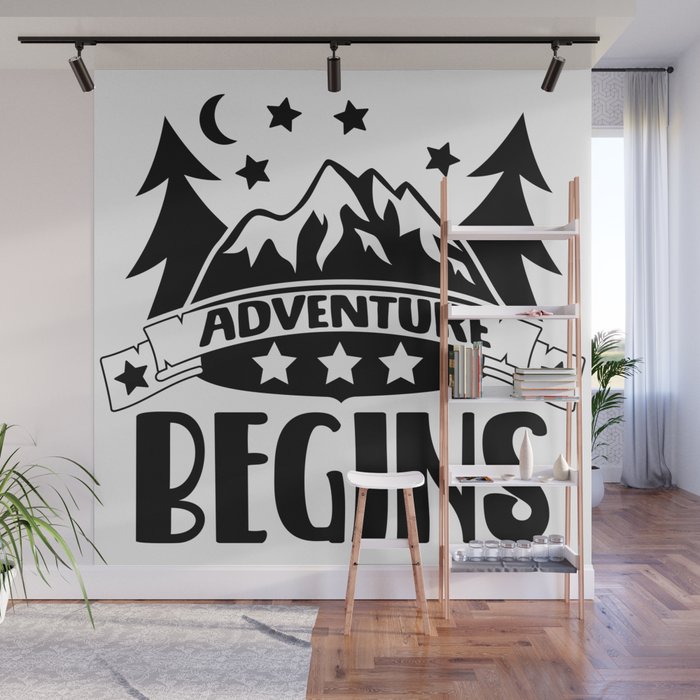 Adventure Begins Wall Mural