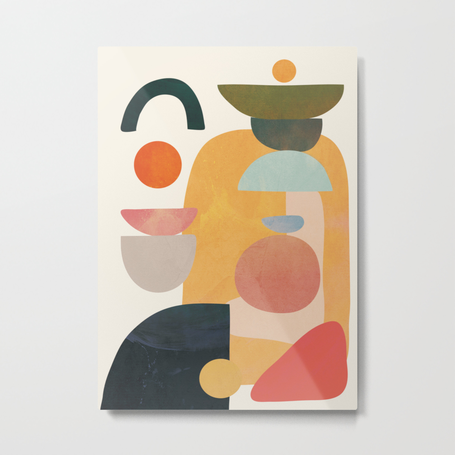 Modern Abstract Art 70 Metal Print By Cityart7 Society6