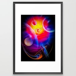 Space and Time Framed Art Print
