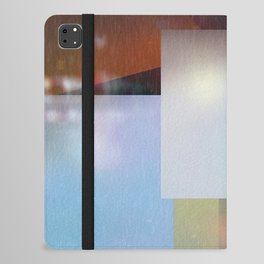 Bold Color Block Landscape By The Sea iPad Folio Case