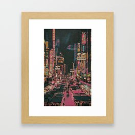 Tokyo Cyberpunk Framed Art Print