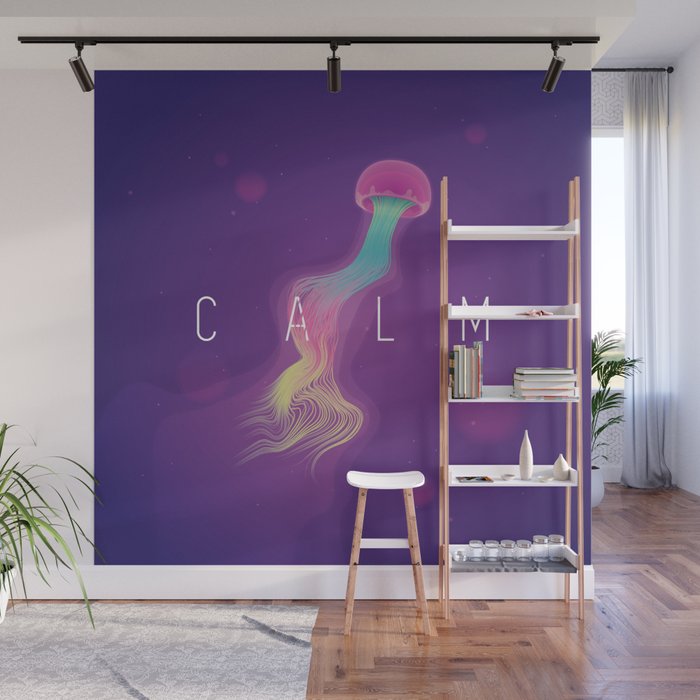 C A L M Wall Mural