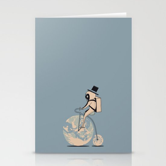 The classic lunar cycle Stationery Cards