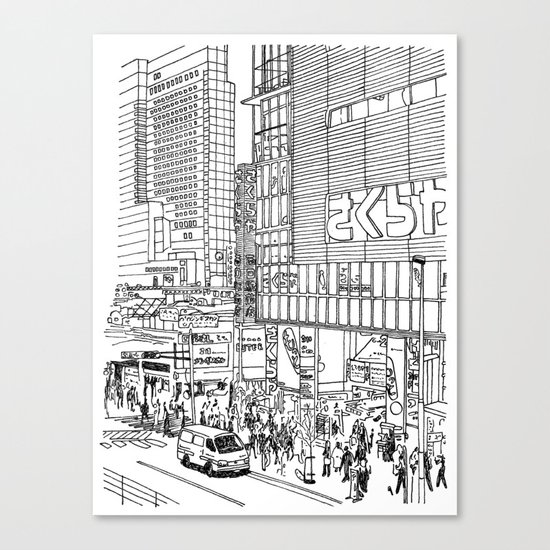 Tokyo - Shinjyuku Canvas Print