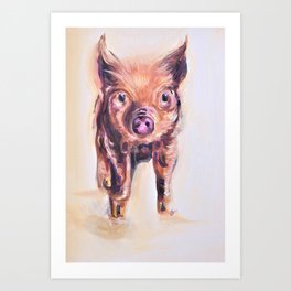 This lil Piggy Art Print