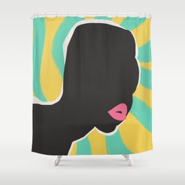 Anonymous portrait 03 Shower Curtain