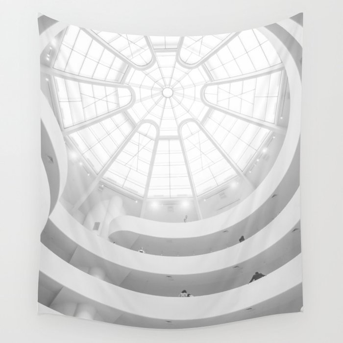 Guggenheim Interior Frank Lloyd Wright Architect New York Wall Tapestry Guggenheim Interior Frank Lloyd Wright Architect New York Wall Tapestry