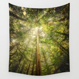 Forest Tree Tops Wall Tapestry
