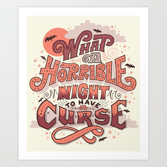 Curse Art Print