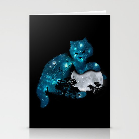 I can haz the moon Stationery Cards