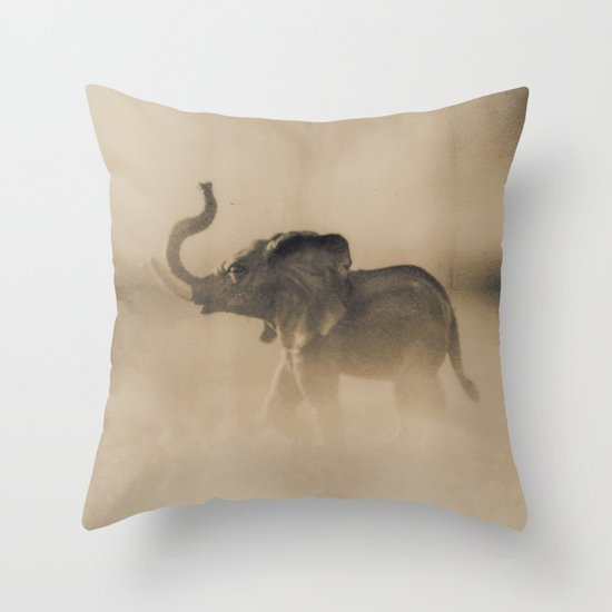 The elephant Throw Pillow