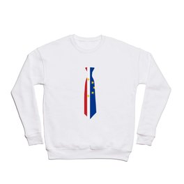 Cape Verde Patriotic Tie Tshirt Crewneck Sweatshirt | Azul, Cpv, Plantas, Amarillo, Graphicdesign, Criuolo, Cape, Verde, Cv, Hojas 