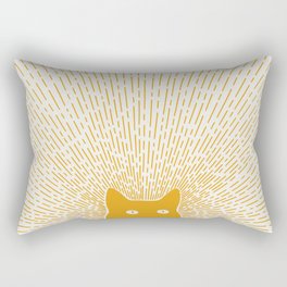 Cat Landscape 96: Good Meowning Rectangular Pillow