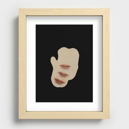 Sometimes my thoughts are betrayed by the movements of my body Recessed Framed Print