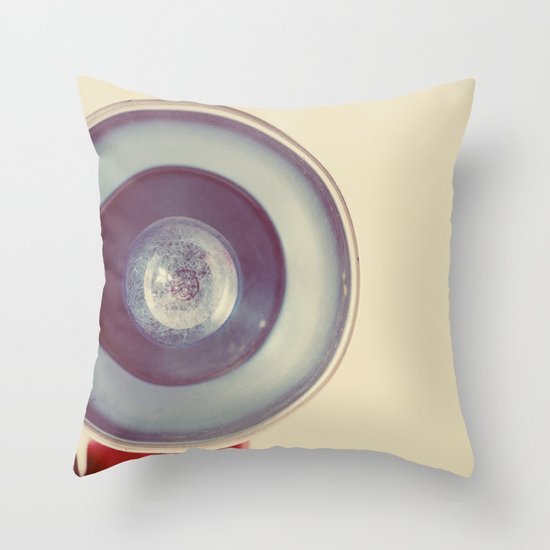 Blue Flash Throw Pillow