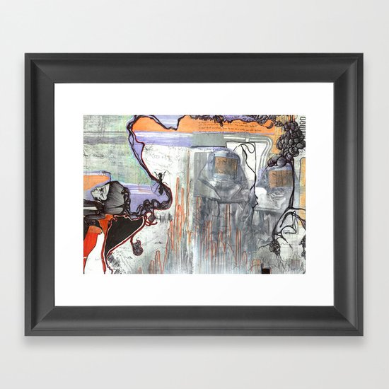 Space Voyage Framed Art Print