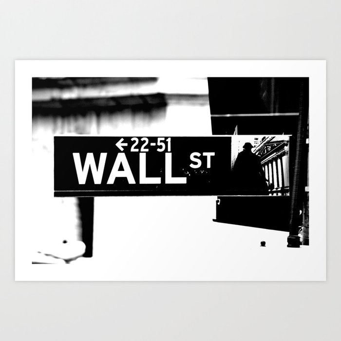 Wall Street Art Print