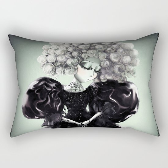 Lady Nuit Rectangular Pillow