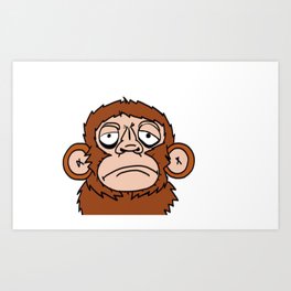 Monkey See Monkey Do Art Print
