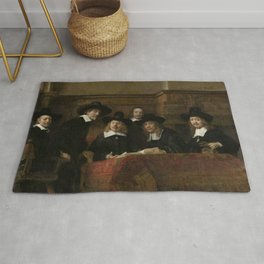 Rembrandt - The Sampling Officials of the Amsterdam Drapers’ Guild, known as ‘The Syndics’ Rug