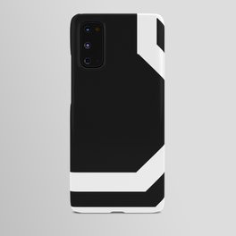 Black and white geometric modern Android Case