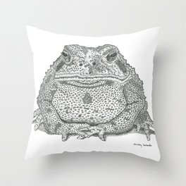 American Toad Throw Pillow