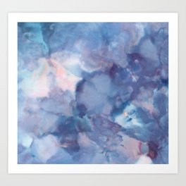 Ice Dye Galaxy Art Print