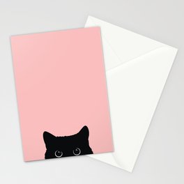 Black Cat Stationery Card