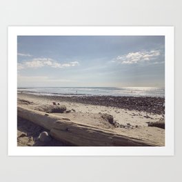 Christmas Eve at Low Tide San Onofre  Art Print