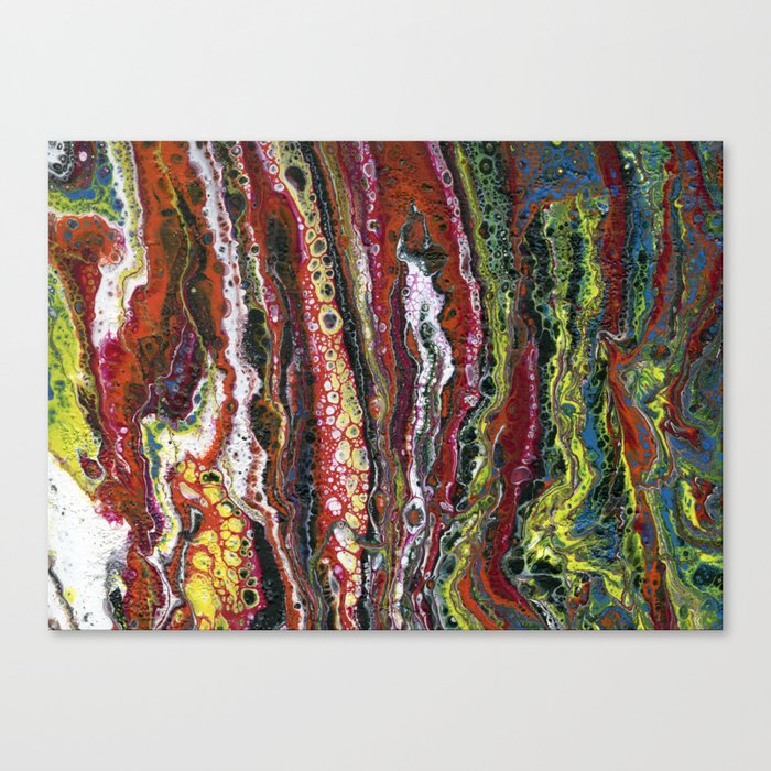 The Reef Original Abstract Acrylic Fluid Painting Canvas