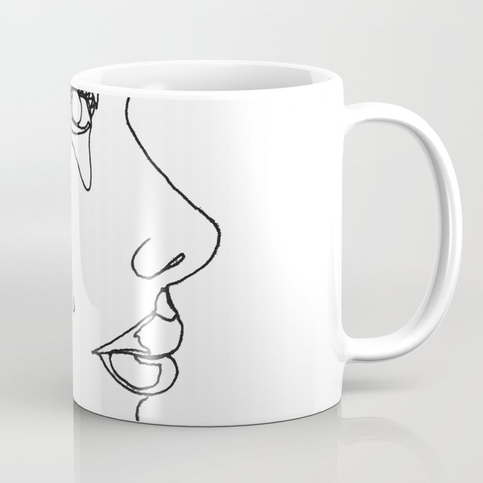 Disappointment One Line Draw Coffee Mug By Pavlova Society6