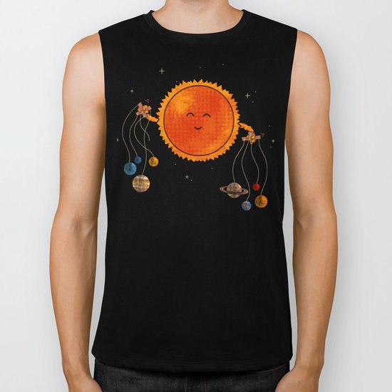 Plantary Puppeteering Biker Tank