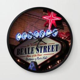 Beale Street, Memphis Wall Clock
