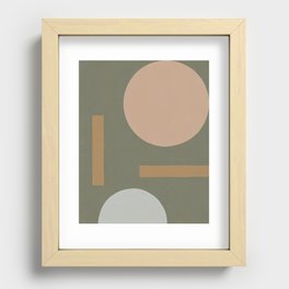 Geometric Shapes #2 Recessed Framed Print