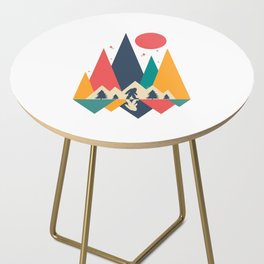 Bigfoot in The Mountains Side Table