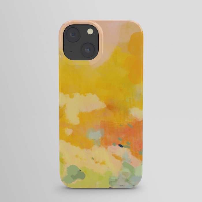 abstract spring sun iPhone Case