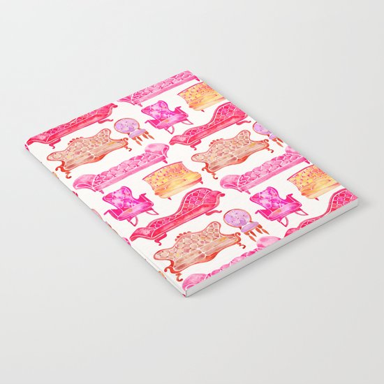 Victorian Lounge – Pink Palette Notebook