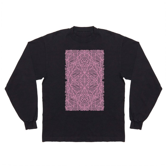 Ab Lace Pink Long Sleeve T Shirt