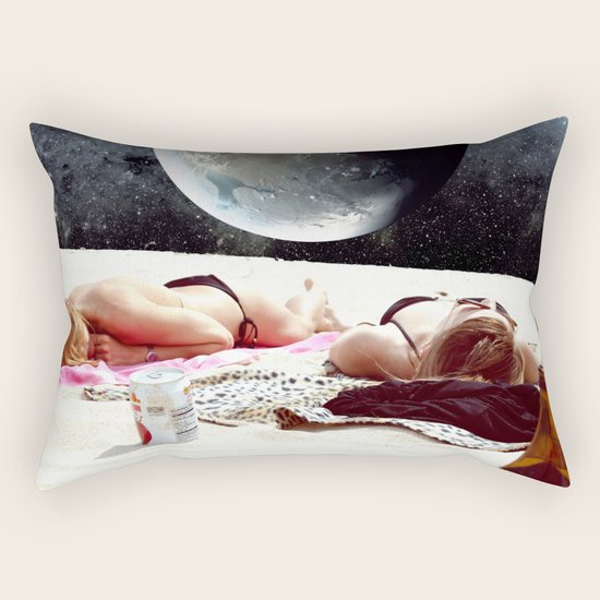 Under Rectangular Pillow