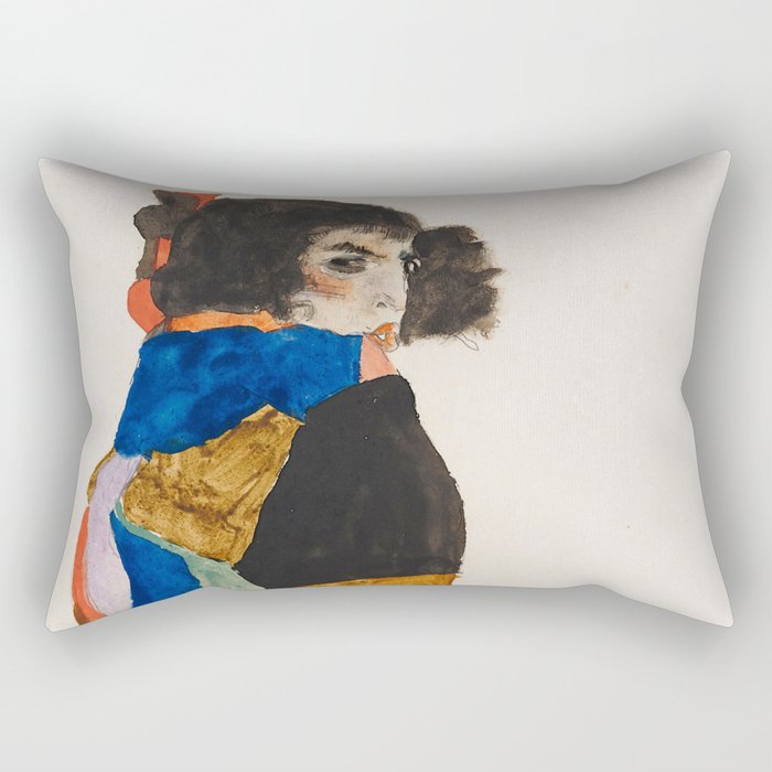 Egon Schiele "Moa" Rectangular Pillow